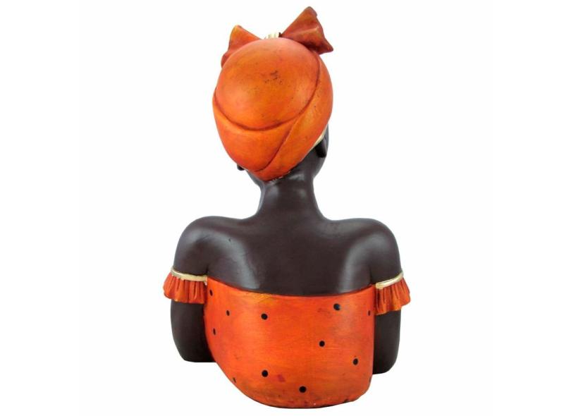 Boneca Namoradeira Grande Com Laço No Cabelo - Laranja - Imagem 2