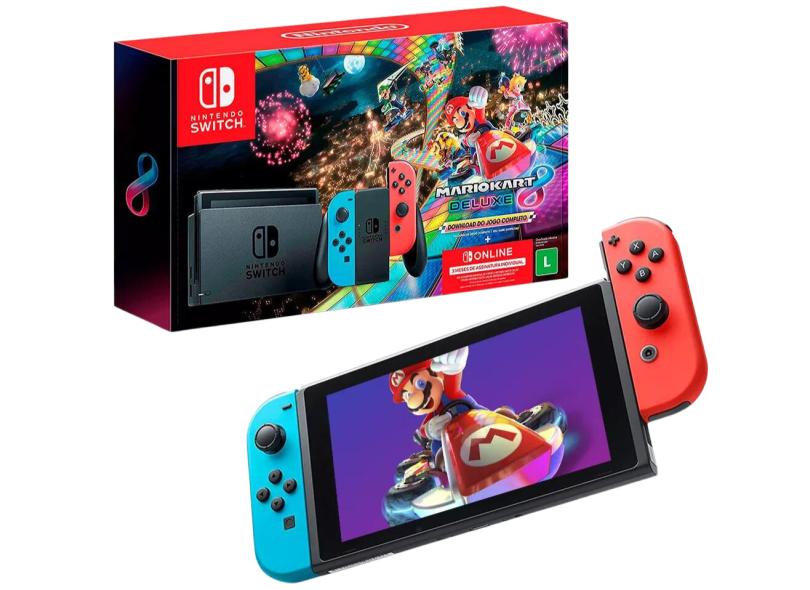 Nintendo Switch 32GB Bundle Mario Kart 8 Deluxe - Imagem 2