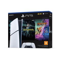 Playstation 5 Slim Edição Digital 1TB Bundle Returnal + Ratchet & Clank